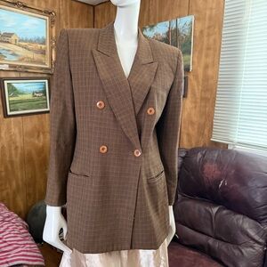 Rena Rowan Checkered Blazer